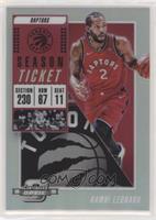 Season Ticket - Kawhi Leonard