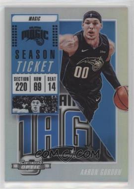 2018-19 Panini Contenders Optic - [Base] - Silver Prizm #9 - Season Ticket - Aaron Gordon