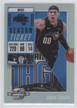 2018-19 Panini Contenders Optic - [Base] - Silver Prizm #9 - Season Ticket - Aaron Gordon