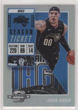 2018-19 Panini Contenders Optic - [Base] - Silver Prizm #9 - Season Ticket - Aaron Gordon