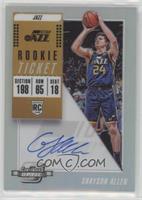 Rookie Season Ticket - Grayson Allen