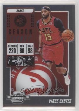 2018-19 Panini Contenders Optic - [Base] #86 - Season Ticket - Vince Carter