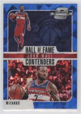 2018-19 Panini Contenders Optic - Hall of Fame Contenders Prizms - Blue Cracked Ice #14 - John Wall