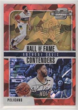 2018-19 Panini Contenders Optic - Hall of Fame Contenders Prizms - Red Cracked Ice #12 - Anthony Davis