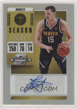 2018-19 Panini Contenders Optic - Veteran Ticket Autographs Prizms #VT-NJK - Nikola Jokic