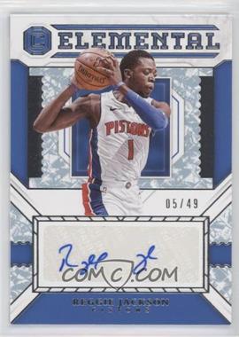 2018-19 Panini Cornerstones - Elemental Signatures - Crystal #ES-RJK - Reggie Jackson /49