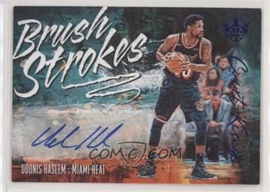 2018-19 Panini Court Kings - Brush Strokes Autographs - Sapphire #BR-UDH - Udonis Haslem /25 [EX to NM]