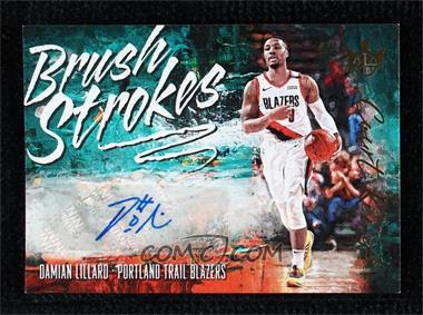 2018-19 Panini Court Kings - Brush Strokes Autographs #BR-DLL - Damian Lillard /25