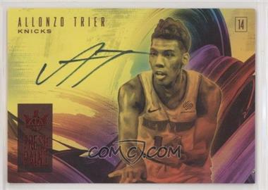 2018-19 Panini Court Kings - Fresh Paint Autographs - Ruby #FP-ATR - Allonzo Trier /99