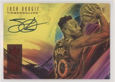 2018-19 Panini Court Kings - Fresh Paint Autographs - Ruby #FP-JOK - Josh Okogie /99