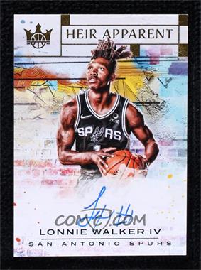 2018-19 Panini Court Kings - Heir Apparent Autographs #HA-LW4 - Lonnie Walker IV /199