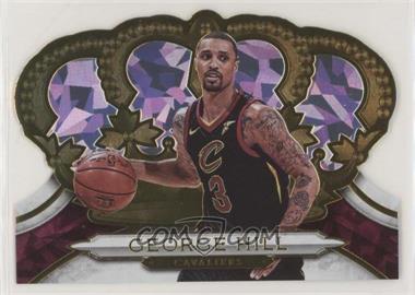 2018-19 Panini Crown Royale - [Base] - Gold Crystal #58 - George Hill /10