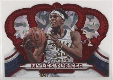 2018-19 Panini Crown Royale - [Base] - Red Crystal #200 - Myles Turner /49