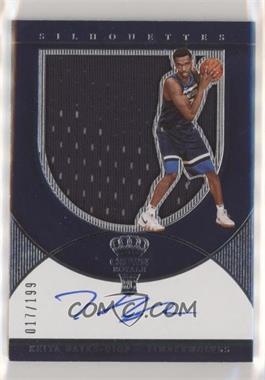 2018-19 Panini Crown Royale - [Base] #232 - Rookie Silhouettes Autograph Jersey RPA - Keita Bates-Diop /199