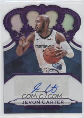 2018-19 Panini Crown Royale - Crown Rookie Autographs - Purple #CR-JCT - Jevon Carter /25