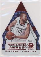 Marc Gasol [Good to VG‑EX] #/75