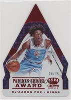 De'Aaron Fox #/75