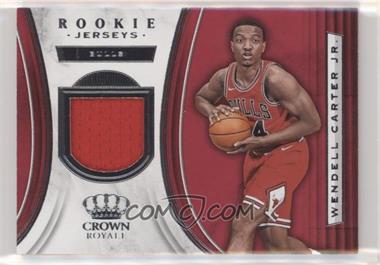 2018-19 Panini Crown Royale - Rookie Jerseys #RJ-WCJ - Wendell Carter Jr.