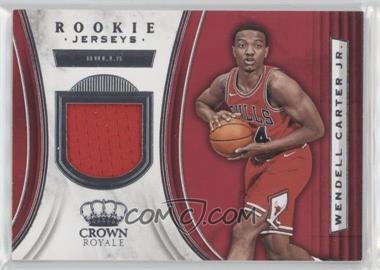 2018-19 Panini Crown Royale - Rookie Jerseys #RJ-WCJ - Wendell Carter Jr.