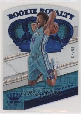 2018-19 Panini Crown Royale - Rookie Royalty - Blue #26 - Devonte' Graham /49