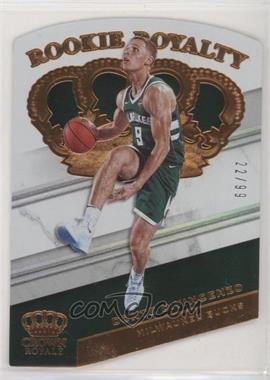 2018-19 Panini Crown Royale - Rookie Royalty #32 - Donte DiVincenzo /99