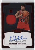 Rookie Jersey Autograph - Chandler Hutchison [EX to NM] #/49