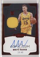 Rookie Jersey Autograph - Moritz Wagner #/49