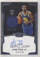 Rookie Jersey Autograph - Jacob Evans III [Noted] #/199