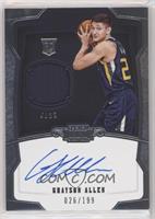 Rookie Jersey Autograph - Grayson Allen #/199