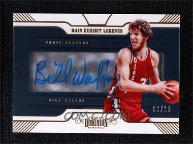 2018-19 Panini Dominion - Main Exhibit Legends Autographs - Gold #ML-BWT - Bill Walton /10