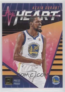 2018-19 Panini Donruss - All Heart - Press Proof #5 - Kevin Durant