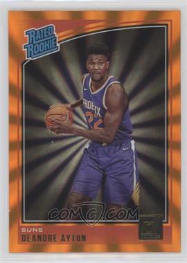 2018-19 Panini Donruss - [Base] - Holo Orange Laser #157 - Rated Rookies - Deandre Ayton