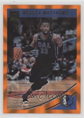 2018-19 Panini Donruss - [Base] - Holo Orange Laser #20 - Wesley Matthews