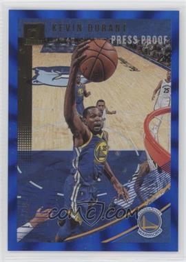 2018-19 Panini Donruss - [Base] - Press Proof Blue Laser #22 - Kevin Durant /49