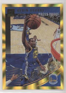 2018-19 Panini Donruss - [Base] - Press Proof Gold Laser #22 - Kevin Durant /10