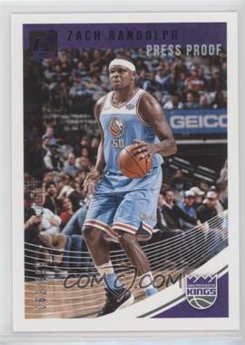 2018-19 Panini Donruss - [Base] - Press Proof Purple #81 - Zach Randolph /199