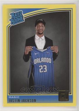 2018-19 Panini Donruss - [Base] - Yellow Flood #183 - Rated Rookies - Justin Jackson