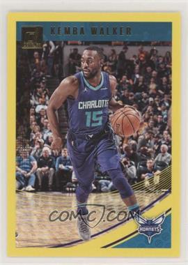 2018-19 Panini Donruss - [Base] - Yellow Flood #8 - Kemba Walker