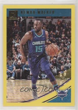 2018-19 Panini Donruss - [Base] - Yellow Flood #8 - Kemba Walker