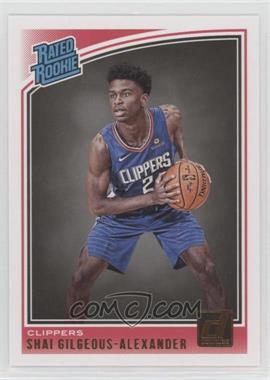 2018-19 Panini Donruss - [Base] #162 - Rated Rookies - Shai Gilgeous-Alexander [EX to NM]