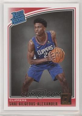 2018-19 Panini Donruss - [Base] #162 - Rated Rookies - Shai Gilgeous-Alexander