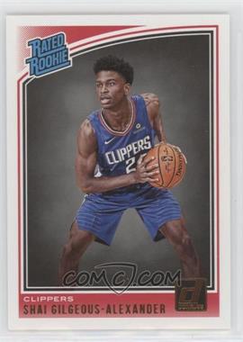2018-19 Panini Donruss - [Base] #162 - Rated Rookies - Shai Gilgeous-Alexander [EX to NM]