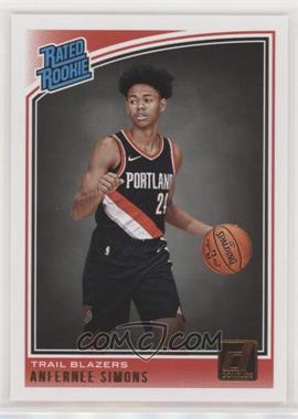 2018-19 Panini Donruss - [Base] #186 - Rated Rookies - Anfernee Simons