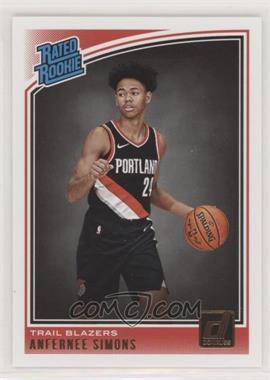 2018-19 Panini Donruss - [Base] #186 - Rated Rookies - Anfernee Simons [EX to NM]