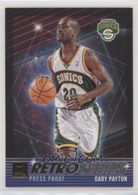 2018-19 Panini Donruss - Retro Series - Press Proof #20 - Gary Payton