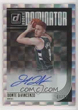 2018-19 Panini Donruss - Rookie Dominator Signatures - Gold #RD-DDV - Donte DiVincenzo /10
