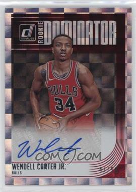 2018-19 Panini Donruss - Rookie Dominator Signatures #RD-WCJ - Wendell Carter Jr. /99