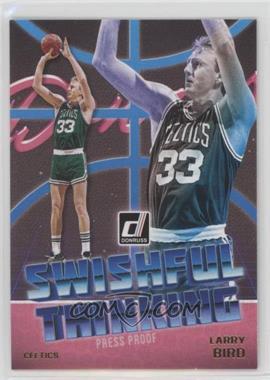 2018-19 Panini Donruss - Swishful Thinking - Press Proof #1 - Larry Bird