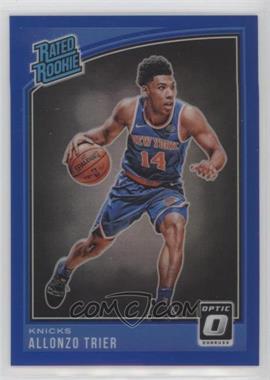 2018-19 Panini Donruss Optic - [Base] - Blue Prizm #175 - Rated Rookie - Allonzo Trier /49