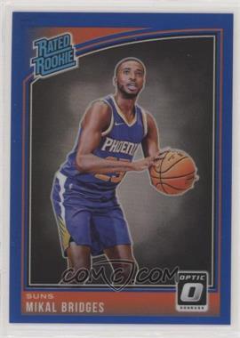 2018-19 Panini Donruss Optic - [Base] - Blue Prizm #200 - Rated Rookie - Mikal Bridges /49